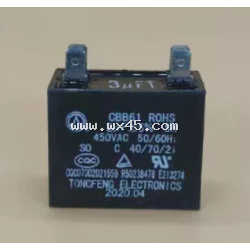 5246A305J10R-薄膜电容CBB611A-450VAC-3μF±5%(双插片)$CBB61-… 5246A305J10R-薄膜电容CBB611A-450VAC-3μF±5%(双插片)$CBB61-…