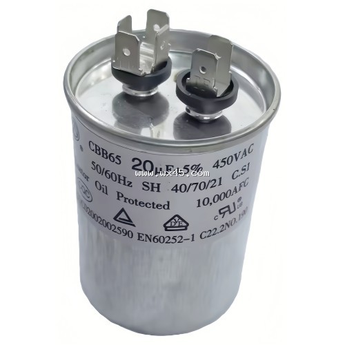 5246R206J50R-薄膜电容CBB65A-1K-450VAC-20μF±5%(Φ50)